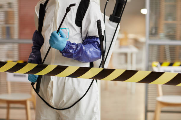 Professional Biohazard Cleanup technician working in Orangevale, CA